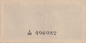 1942 TWENTY FIVE CENTS CEYLON BANKNOTE REF-1777 - WORLD BANKNOTES - Cambridgeshire Coins