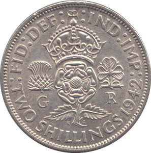 1942 TWO SHILLINGS ( VF ) - FLORIN - Cambridgeshire Coins