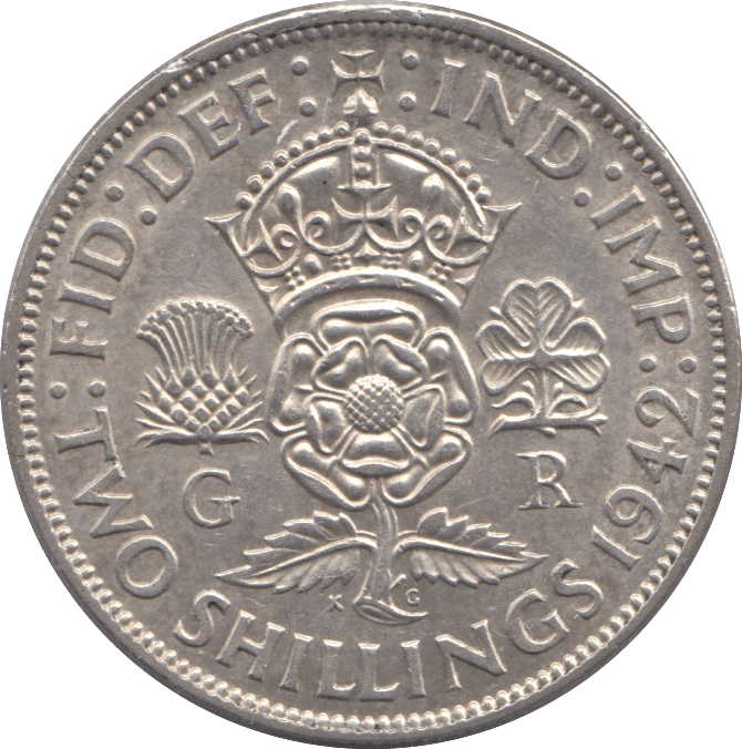 1942 TWO SHILLINGS ( VF ) - FLORIN - Cambridgeshire Coins