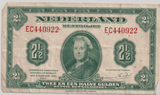 1943 2 1/2 GULDEN NETHERLANDS BANKNOTE REF-1750 - WORLD BANKNOTES - Cambridgeshire Coins