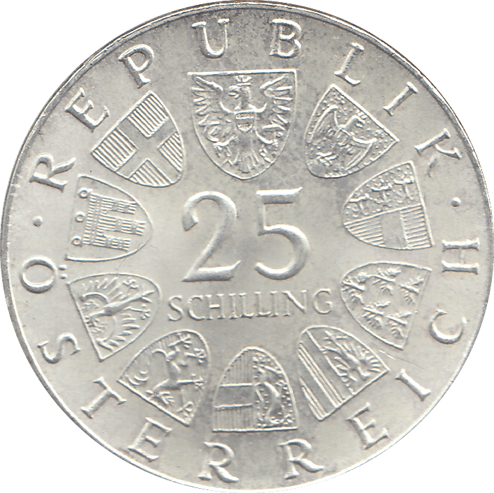 1943 AUSTRIA 25 SCHILLING - WORLD COINS - Cambridgeshire Coins