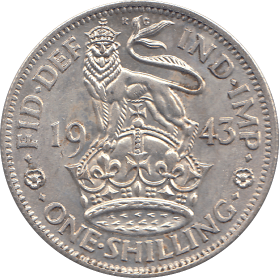 1943 ENGLISH SHILLING ( UNC ) - SHILLING - Cambridgeshire Coins