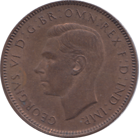 1943 FARTHING ( UNC ) - FARTHING - Cambridgeshire Coins