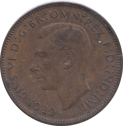 1943 FARTHING ( UNC ) - FARTHING - Cambridgeshire Coins