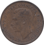 1943 FARTHING ( UNC ) - FARTHING - Cambridgeshire Coins