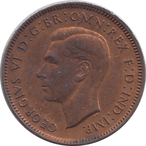 1943 FARTHING ( UNC ) - HALFPENNY - Cambridgeshire Coins