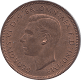 1943 HALF PENNY ( UNC ) - HALFPENNY - Cambridgeshire Coins