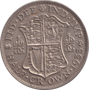1943 HALFCROWN ( UNC ) - HALFCROWN - Cambridgeshire Coins