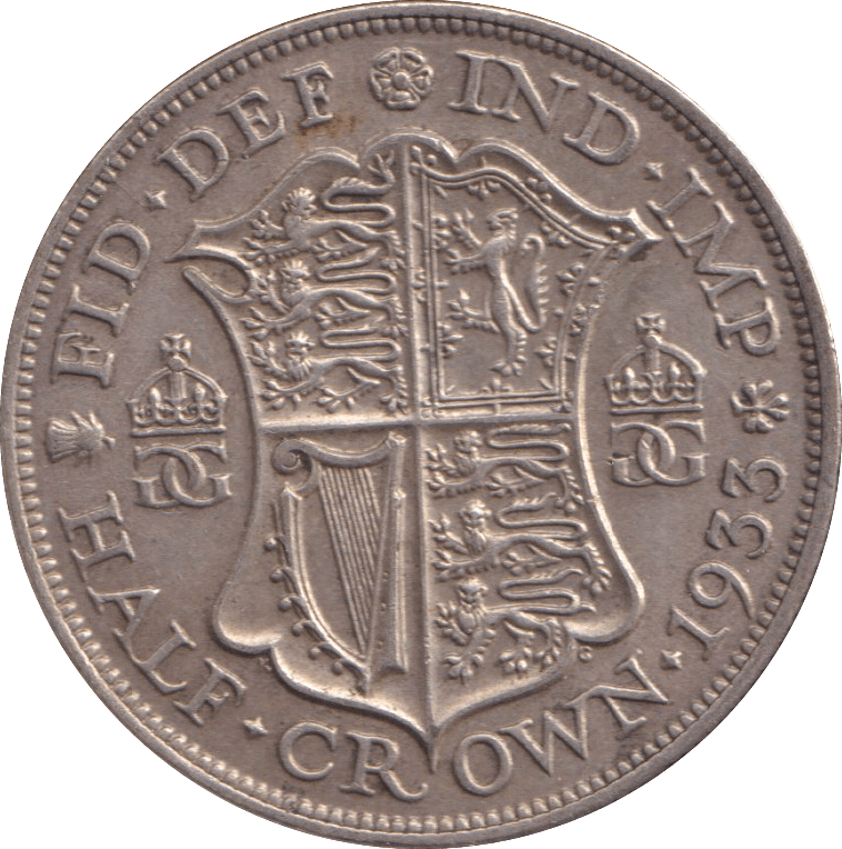 1943 HALFCROWN ( UNC ) - HALFCROWN - Cambridgeshire Coins