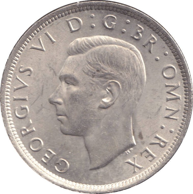 1943 HALFCROWN ( UNC ) - HALFCROWN - Cambridgeshire Coins