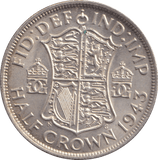 1943 HALFCROWN ( UNC ) - HALFCROWN - Cambridgeshire Coins