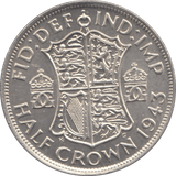 1943 HALFCROWN ( UNC ) - Halfcrown - Cambridgeshire Coins