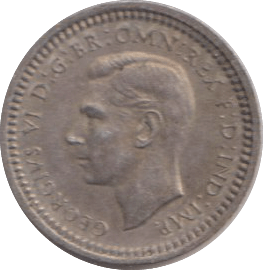 1943 MAUNDY PENNY ( UNC ) 2 - MAUNDY ONE PENNY - Cambridgeshire Coins