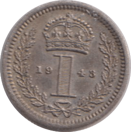 1943 MAUNDY PENNY ( UNC ) 2 - MAUNDY ONE PENNY - Cambridgeshire Coins