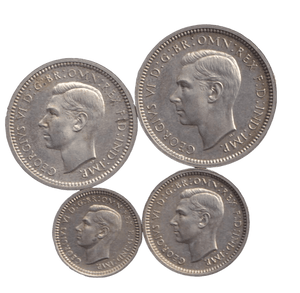 1943 MAUNDY SET GEORGE VI - Maundy Set - Cambridgeshire Coins