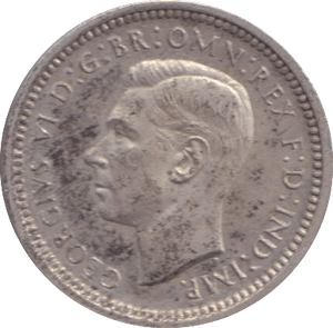 1943 MAUNDY THREEPENCE ( EF ) - MAUNDY THREEPENCE - Cambridgeshire Coins