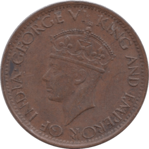 1943 ONE CENT CEYLON - WORLD COINS - Cambridgeshire Coins