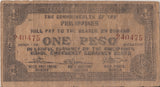 1943 ONE PESO BANKNOTE PHILIPPINES REF 724 - WORLD BANKNOTES - Cambridgeshire Coins