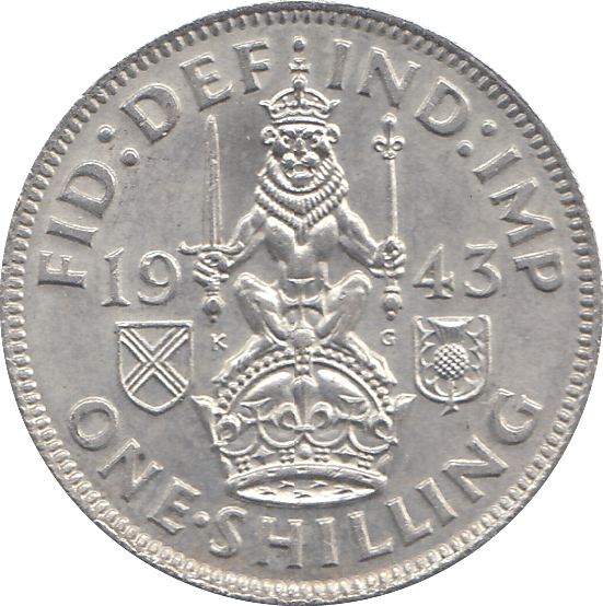 1943 SCOTTISH SHILLING ( BU ) - SHILLING - Cambridgeshire Coins
