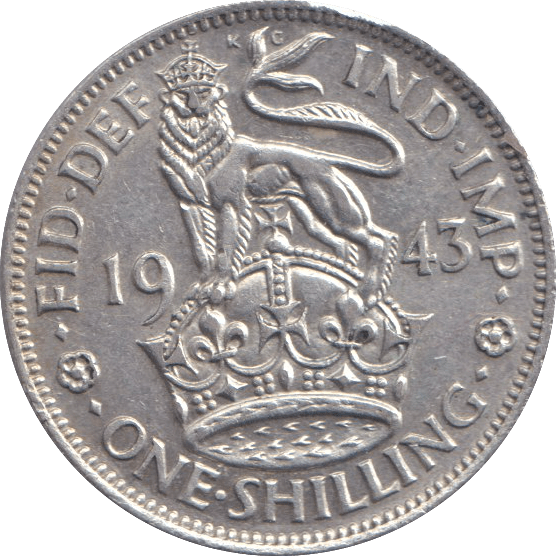 1943 SHILLING ( EF ) ENGLISH - SHILLING - Cambridgeshire Coins