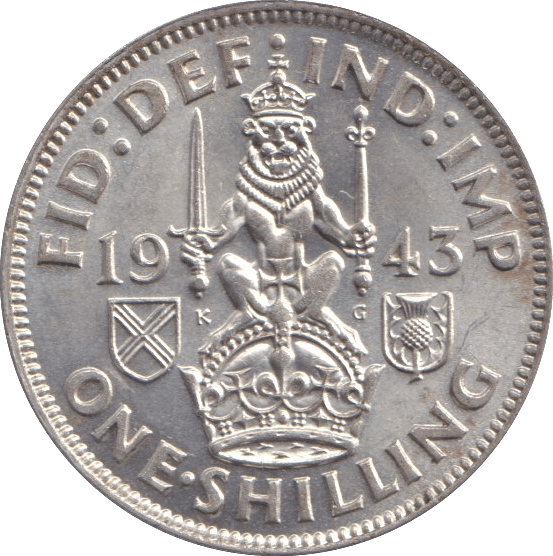 1943 SHILLING ( UNC ) SCOTTISH - SHILLING - Cambridgeshire Coins