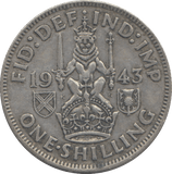 1943 SHILLING ( VF ) - SHILLING - Cambridgeshire Coins