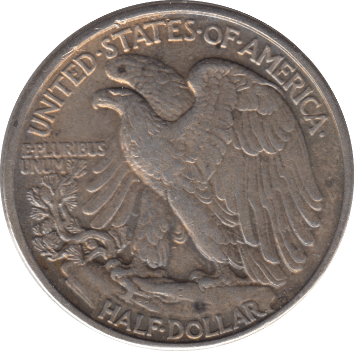 1943 SILVER HALF DOLLAR USA - SILVER WORLD COINS - Cambridgeshire Coins