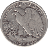 1943 SILVER HALF DOLLAR USA - SILVER WORLD COINS - Cambridgeshire Coins