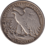 1943 SILVER HALF DOLLAR USA - SILVER WORLD COINS - Cambridgeshire Coins