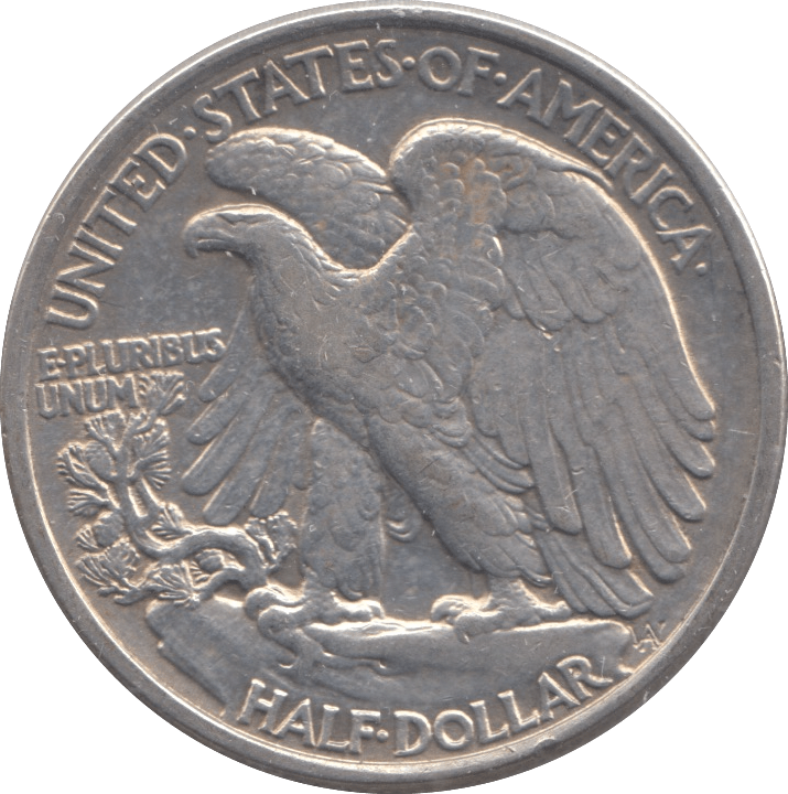 1943 SILVER USA HALF DOLLAR - SILVER WORLD COINS - Cambridgeshire Coins