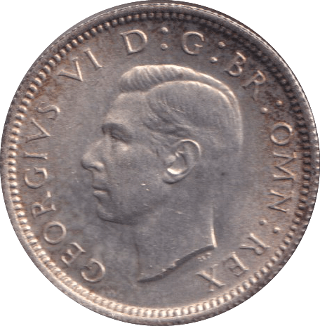 1943 SIXPENCE ( EF ) - SIXPENCE - Cambridgeshire Coins