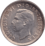 1943 SIXPENCE ( EF ) - SIXPENCE - Cambridgeshire Coins