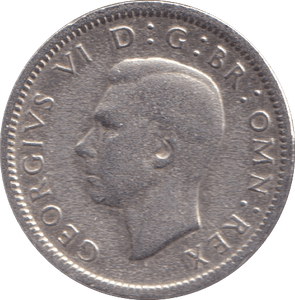 1943 SIXPENCE ( EF ) - SIXPENCE - Cambridgeshire Coins