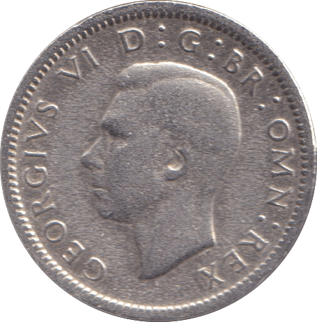 1943 SIXPENCE ( EF ) - SIXPENCE - Cambridgeshire Coins
