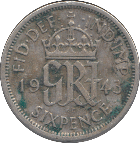1943 SIXPENCE ( GF ) - SIXPENCE - Cambridgeshire Coins