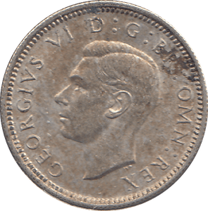 1943 SIXPENCE (GVF) - WORLD COINS - Cambridgeshire Coins