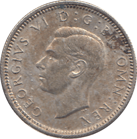 1943 SIXPENCE (GVF) - WORLD COINS - Cambridgeshire Coins