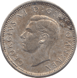 1943 SIXPENCE (GVF) - WORLD COINS - Cambridgeshire Coins