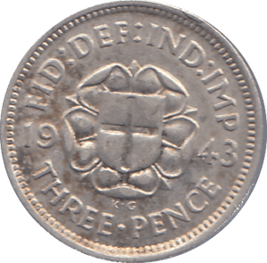 1943 THREEPENCE ( AUNC ) - THREEPENCE - Cambridgeshire Coins