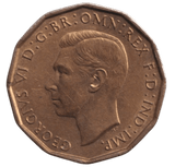 1943 THREEPENCE ( BU ) - THREEPENCE - Cambridgeshire Coins