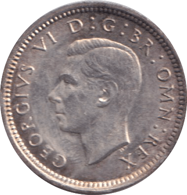 1943 THREEPENCE ( EF ) - THREEPENCE - Cambridgeshire Coins