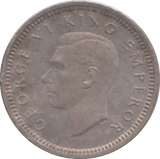 1943 THREEPENCE SILVER NEW ZEALAND - SILVER WORLD COINS - Cambridgeshire Coins