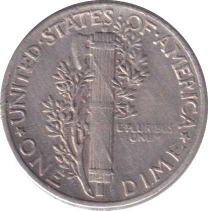 1944 DIME USA - WORLD COINS - Cambridgeshire Coins