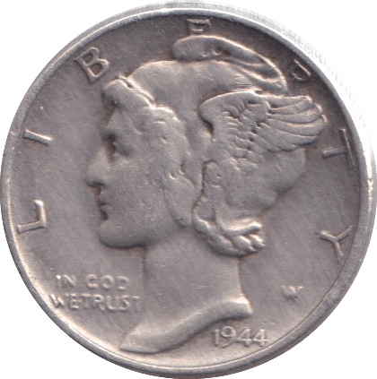 1944 DIME USA - WORLD COINS - Cambridgeshire Coins