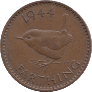 1944 FARTHING ( AUNC ) - Farthing - Cambridgeshire Coins