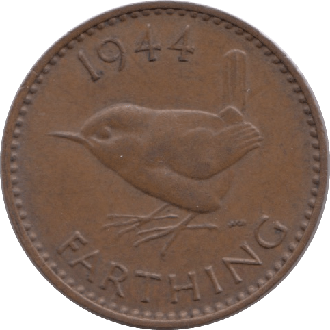 1944 FARTHING ( AUNC ) - Farthing - Cambridgeshire Coins