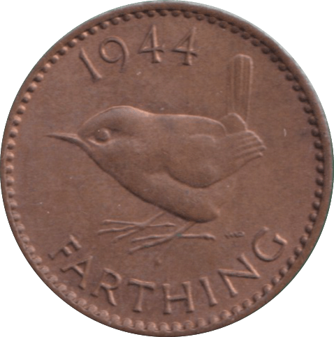 1944 FARTHING ( UNC ) - FARTHING - Cambridgeshire Coins