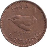 1944 FARTHING ( UNC ) - FARTHING - Cambridgeshire Coins