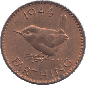 1944 FARTHING ( UNC ) - HALFPENNY - Cambridgeshire Coins