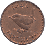 1944 FARTHING ( UNC ) - HALFPENNY - Cambridgeshire Coins